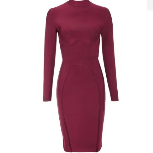 Closet Clearance $35 New NWOT HOCB Bandage Dress XS - Picture 4 of 7